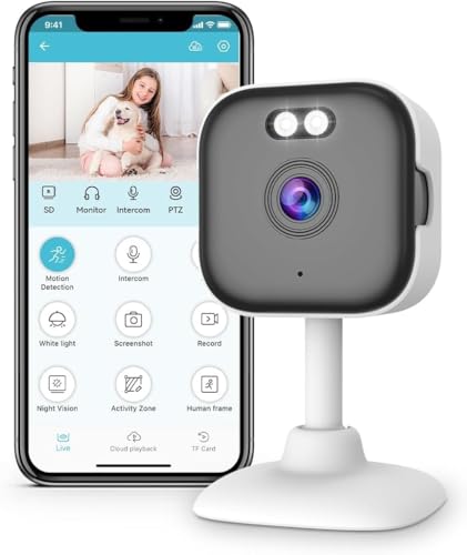 Image of VSTARCAM 5G Indoor Security Camera for Pet Camera, Dual-Band WiFi (2.4GHz /5GHz), 2K UHD Dog Camera w /5x Zoom, Motion Detection, 2-Way Audio, Color Night Vision, 20260402