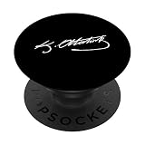 Mustafa Kemal Atatürk Unterschrift Zeichen Geschenk Türkei PopSockets PopGrip: Ausziehbarer Sockel und Griff für Handys/Tablets mit Tauschbarem Top
