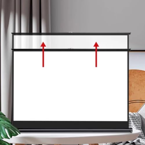 Pantalla manual para proyector portátil 50" 4:3 miniatura 2