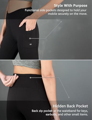 Image of Symbol Premium Women's Ankle-Length Super Stretch Sports Leggings | Snug Fit | Moisture-Wicking | Activewear | Gym | Yoga | Running (Available in Plus Sizes)