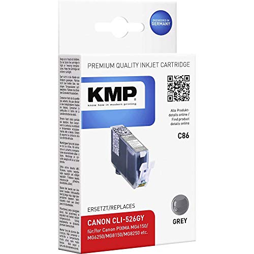 KMP Tintenkartusche für Canon PIXMA MG8150 , C86, grey