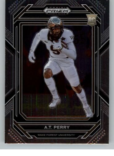 A.T. PERRY RC 2023 Panini Prizm Draft Picks #140 ROOKIE NM+-MT+ NFL Football