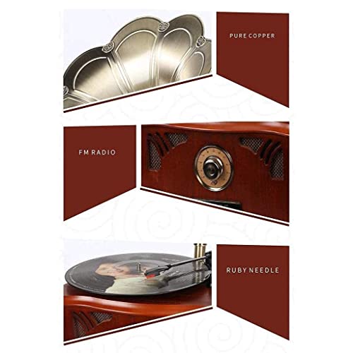 Tourne-Disque, Gramophone, Héritage Vintage Classique Décoration de la Maison Rétro Antique Gramophone Phonographe… - Les Beatles, Paul McCartney, John Lennon, RIngo Starr, George Harrison Tourne-Disque, Gramophone, Héritage Vintage Classique Décoration de la Maison Rétro Antique Gramophone Phonographe… – Image 5