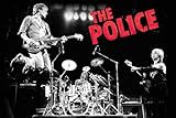 The Biggest 1970's Music Bands & Artists - The Police - Music Poster (Live On Stage - Sting, Stewart Copeland & Andy Summers) (Size: 36" x 24")
