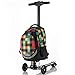 TWW Elektrogepäckwagen Smart Charging Trolley Gepäckkoffer Dreirädriger Elektroroller Flugzeug Wheel Boarding Case,Multi Colored