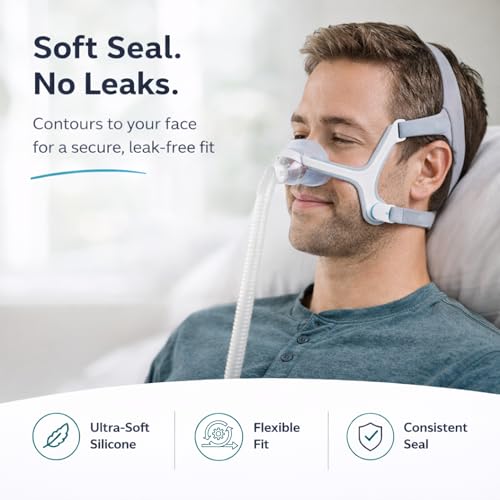 Image of N20 Replacement Cushion - Compatible with AirFit & AirTouch CPAP Nasal Mask - Soft, Snug Fit, Premium Comfort, Covers Nose, Durable Material (Medium)
