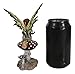 Ebros Amy Brown Forest Willow Thinking of You Fairy Sitting On Wild Giant Toadstool Mushroom with Snail Statue 6.5