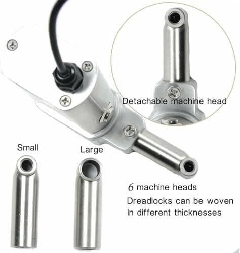 Machine à dreadlock électrique de 16mm et kit d'aiguilles de précision - 7