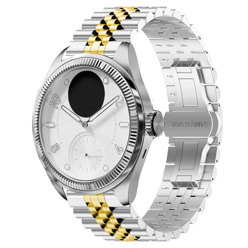 Bracelet acier Withings ScanWatch 2 de maillons premium Lamshaw