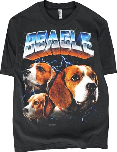 Heavy Metal Dog Lovers Graphic Tee - Funny Dog Dad & Mom Tees for...