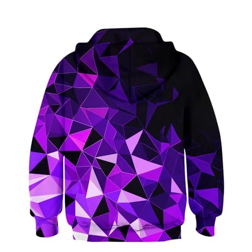 Image of Belovecol Boys Hoodies 3D Printed Hooded Sweatshirts with Pocket for 6-16Y | Pullover Hooded Style Pattern All-over Printed Long Sleeve Non-Fleece Soft Lightweight Tops for Kids