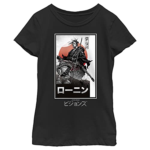 T-shirt Star Wars Visions The Duel Jedi fille t-shirt noir taille XS