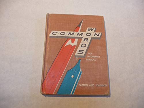 Common words for secondary schools (Spelling fo... B0007FYDOC Book Cover