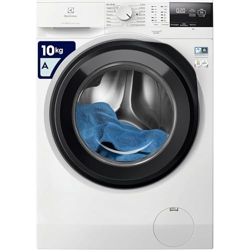 Electrolux 600 Lavadora de carga frontal, EW6F210G, 10 kg, SensiCare, Time Manager, programa Hygiene/Rapido, motor Inverter+, caudalímetro, Prosense, 847 x 597 x 636 mm, color blanco, clase A