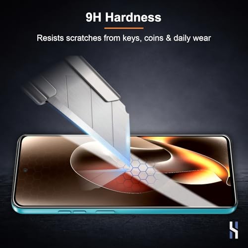 Image of Tempered Glass for Moto G67 Power | G57 Power - Military Grade 9H Screen Guard, Anti-Scratch, Shatterproof, Edge-to-Edge Full Coverage - Black Border