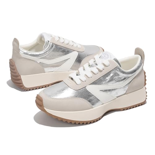 Image of Project Cloud Womens Sneakers - Memory Foam Insole and Lightweight Spring Shoes - Non-Slip Lace Up Trendy Shoes - Fashion Sneakers for Women 2026