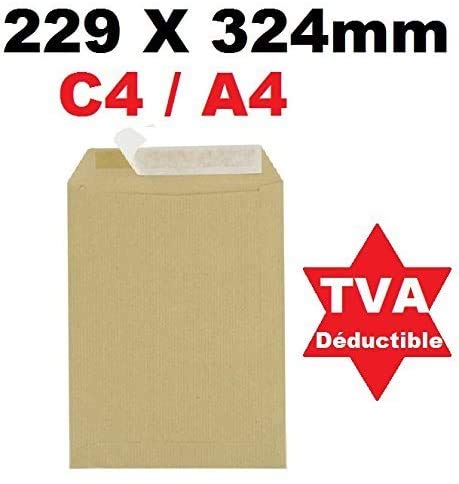 l'Enveloppe Réchauffante Enveloppe commerciale vélin blanc autocollante avec/sans