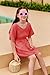 Fommykin Girls Swimwear Cover Ups Kids Beach Bathing Suit Coverups Cute Sweet Bikini Swimsuit Tunic Dress