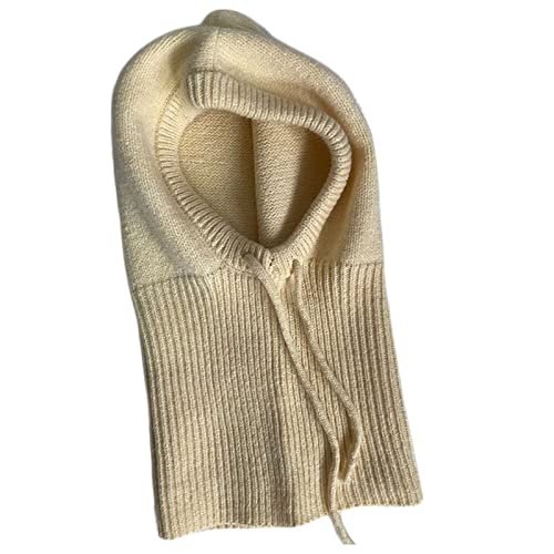 Chapeau de protection du cou tricoté et chaud pour les enfants et adolescents en hiver