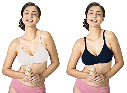 Image of Lyra 516 Flora Mesh Ladder Moulded Premium Cotton Bra