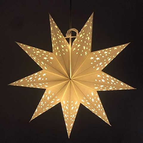 2Pcs 7 Pointed Paper Star Lanterns Cover