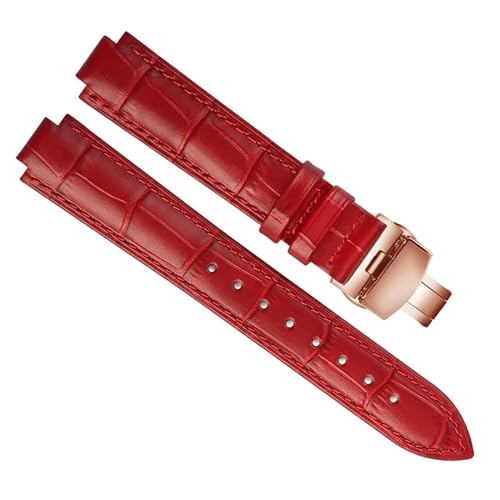 Bracelet de montre en cuir véritable adapté pour Ballon Bleu couleur Olive Flak