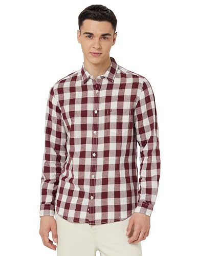 Image of United Colors of Benetton Men's Cotton Slim Fit Shirt