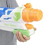Super Soaker Barrage Wasserpistole drei Spritzmodi bis zu 11,5 Meter Reichweite riesiger 2,4L Wassertank einfaches Auffüllen
