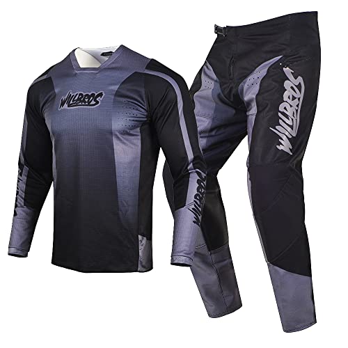 Willbros MX Getriebe Set Motocross Jersey Hose Combo Herren Dirt