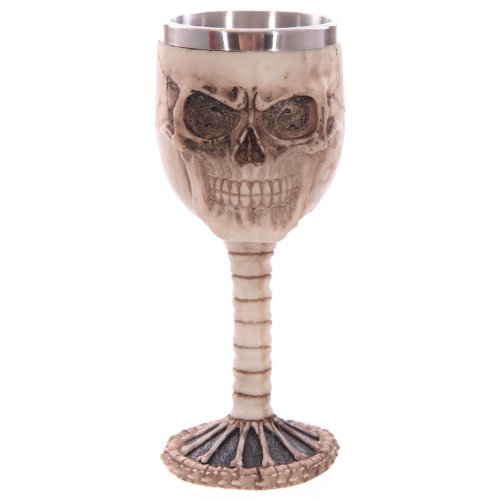 HoitoDeals 1Pcs Gothic Skull and Spine Goblet For Home Decoration Novelty Gift Ornament — image 1
