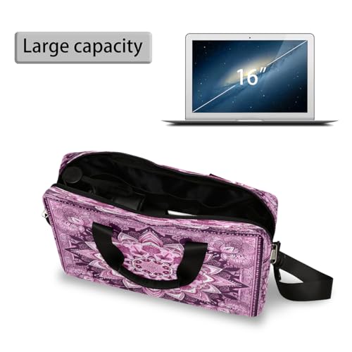 Bolso para portátil rosa étnico 16 pulgadas impermeable miniatura 5