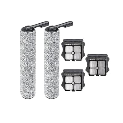 Roller Brush and Filter Wet Dry Washer Replacement Accessories, Compatible with Tineco(2sets)