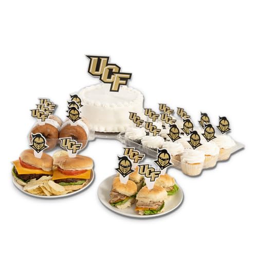 Desert Cactus UCF Central Florida Knights Food Picks Cupcake Toppers 25 pcs