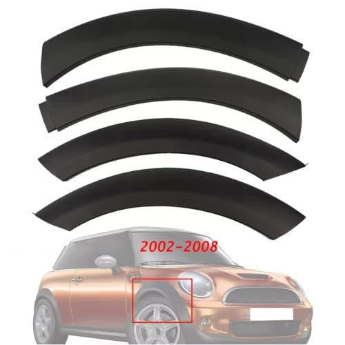 Moulure d'arc de roue pour Mini Cooper 2002-2008 | Kit de 4 garde-boue