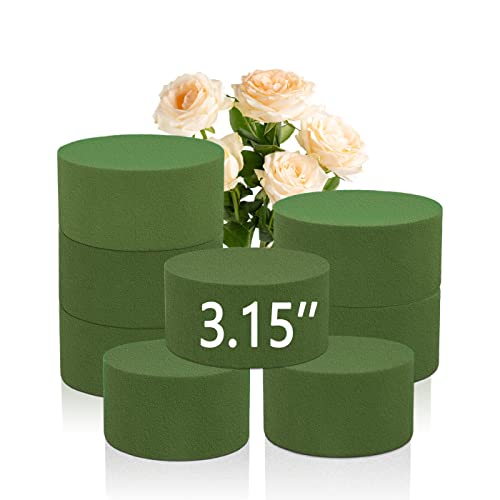 SupKing Lot de 8 petites fleurs artificielles rondes en mousse de