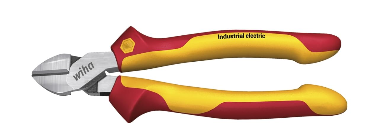Wiha Red Yellow Z 12 1 09 180 Mm Industrial Electric, Schwarz, (43341)