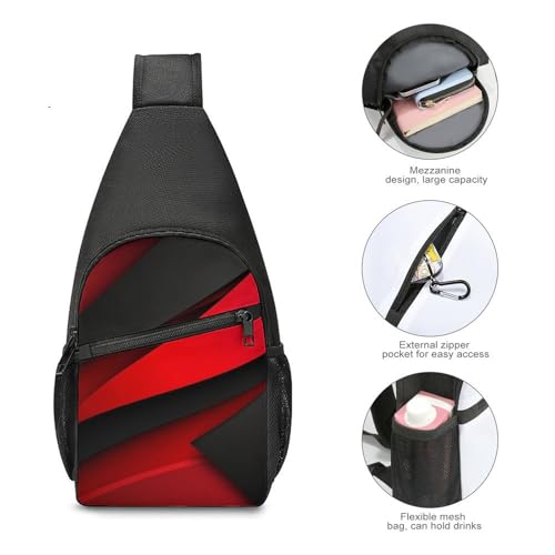 Mochila bandolera deportiva para hombre y mujer miniatura 5