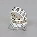 UINSUE Leather Bracelet Combo Metal Star & Spike Inlay Grunge & Punk Adjustable Wristband with Skull and Chains Decor Alt fashion Emo Style Accessories 8.66in/21cm (White)