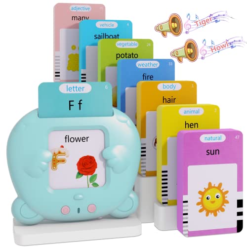 510 Sight Words Learning Flash Cards Toys For 3 4 5 6 7 8 Years Toddlers, Speech Therapy Toys Autism Toys Christmas Birthday Gifts For Kids, Preschool Montessori Sensory Toys (510 Words & Blue) #TOP3