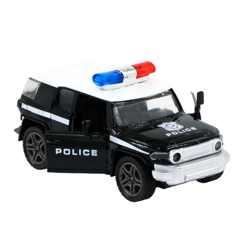 Image of GENIE'S TOY BUS 1:32 Scale Pullback Die Cast Police Jeep I Premium Alloy Metal Diecast Police Jeep I Diecast Metal Pullback Police Jeep for 3+ Year Kids