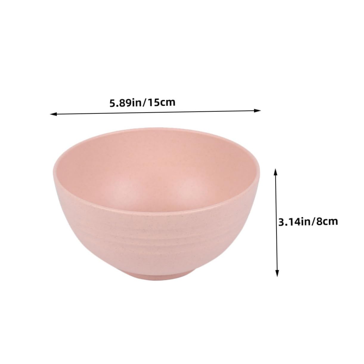 OKUMEYR 4Pcs Unbreakable Serving Bowl Lightweight Soup Cereal Rice Pasta Bowls for Home Use Dishwasher Microwave Safe Elegant Design