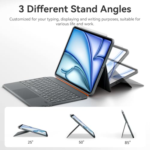 Image of WIWU iPad Case with Keyboard Air 11 Inch M4 2026 M2 /M3 A16 10th Gen Air 5 /4