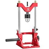 Tragbare Bohrhilfe zum präzisen Bohren im Winkel oder gerade, 0° bis 60° Winkel-Bohrlehre, Bohrständeradapter für Handbohrmaschine, tragbarer Bohrständer mit 1/2 Bohrfutter