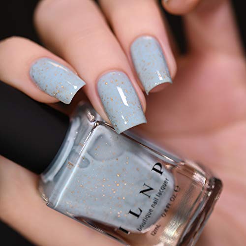 Ilnp Snow Globe - Pastel Blue Holographic Nail Polish #TOP2