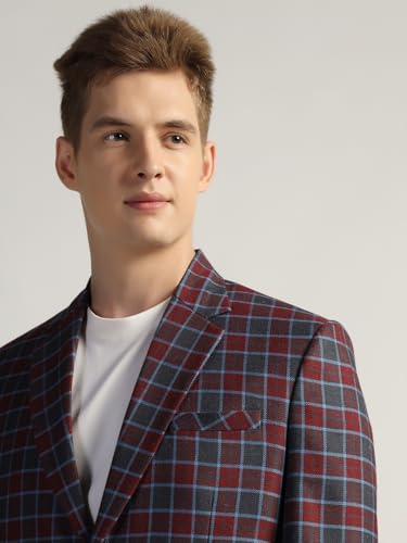 Image of TAHVO Tweed Blazer for Men - Formal & Casual Winter Wear Blazer