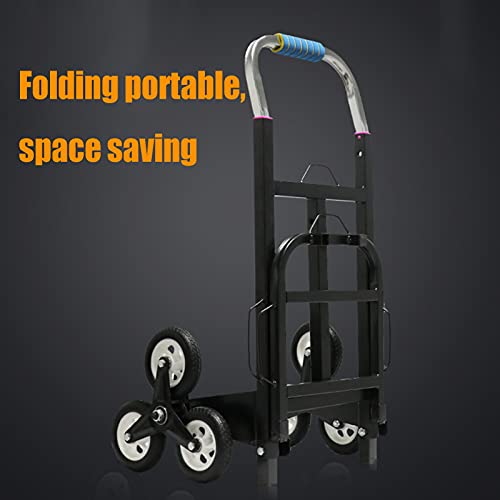 Carretilla plegable portátil de 6 ruedas para escaleras miniatura 5