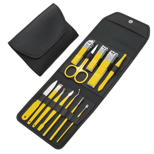 Kit de pedicura de manicura, Set de manicura profesional, set pedicura acero inoxidable, alicates y cuchillo, herramientas for el cuidado las uñas