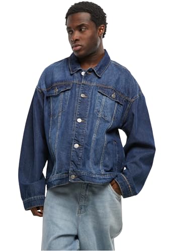 Veste jean boxy heavy ounce Build Your Brand 3XL pour un style streetwear quotidien