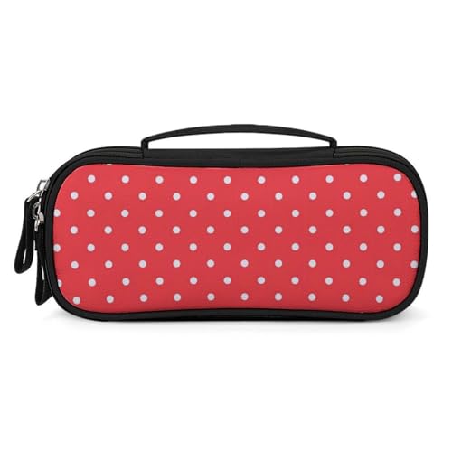 Bolsa de almacenamiento de lunares con asa: organiza tu tocador y tus viajes con estilo