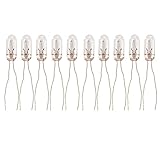 HOTSYSTEM T5-12v 95ma Car Mini Bulbs Lamps Indicator GM GMC Cluster Speedometer Backlight Lighting 10-Pack